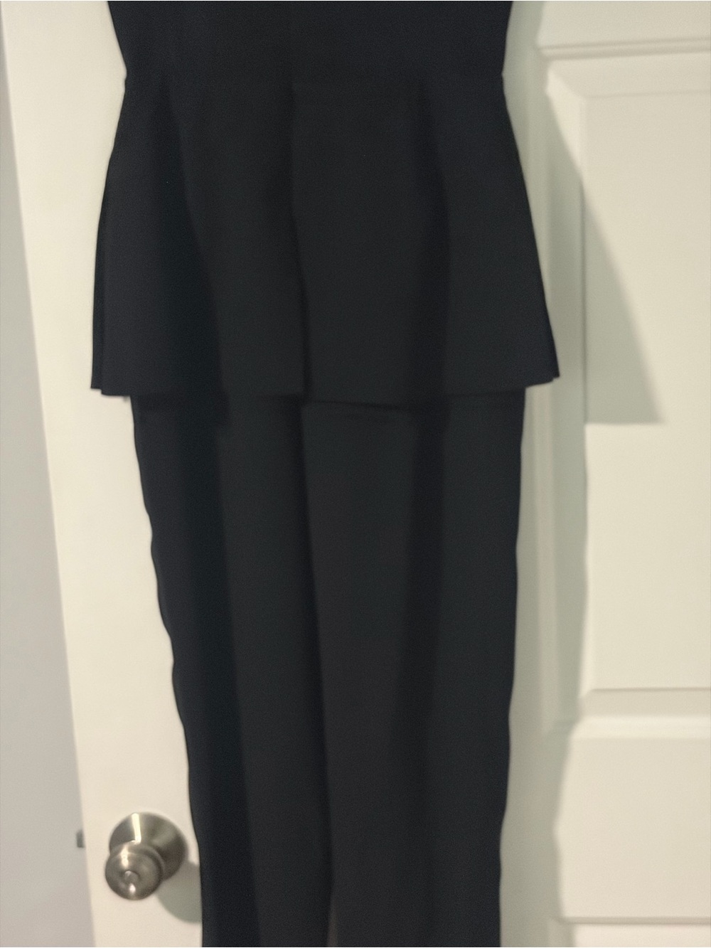 BCBGMaxAzria Black Peplum Pencil Skirt
